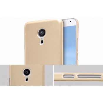Meizu Pro 5 dėklas auksinis "Nillkin" Frosted Shield + plėvelė